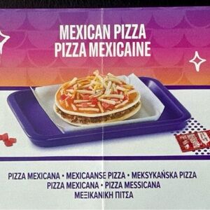 Mexican Pizza Taco Bell Make it Mini fast food set Miniverse series 1 NEW